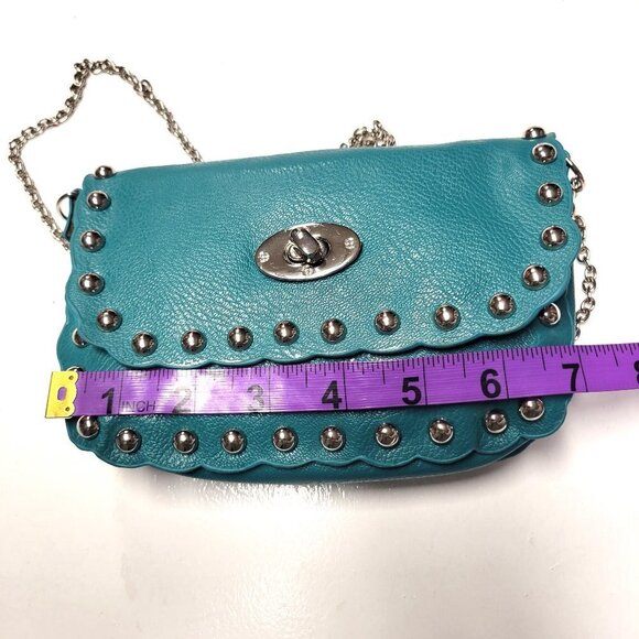Teal Blue Handbag Mini Handbag Crossbody Small Handbag - Picture 9 of 9